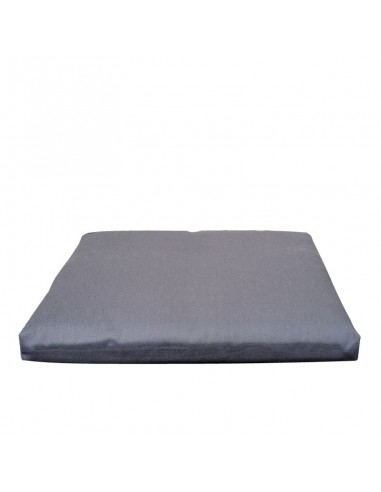 Seat cushion cover colour cotton anthracite standard, height 4 cm.