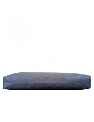 Sato Futon Rollmatte indigo mit Rosshaar und Schurwolle, rollbar