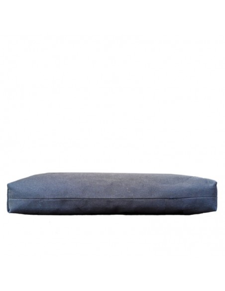 Sato Futon Rollmatte indigo mit Rosshaar und Schurwolle, rollbar
