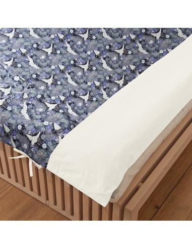 Duvet cover | Japan-motive crane with...