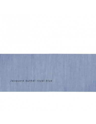 Futonbezug Stoff Jacquard royal blue