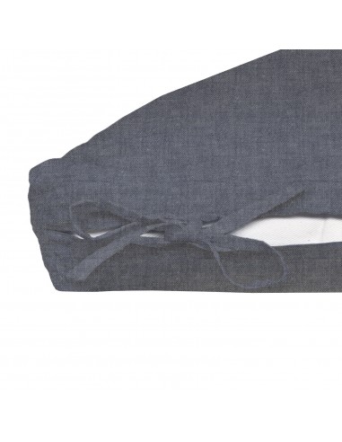 Futon-Übezug Stoff Bio Leinen Linus col. blau