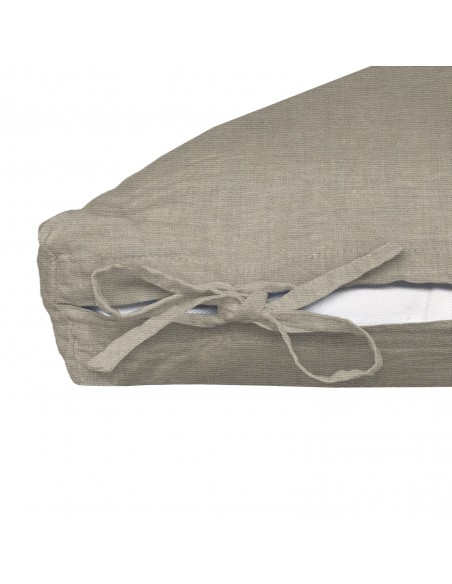 Futon slipcover fabric organic linen Linus col. natural