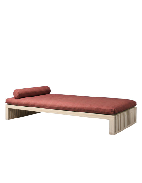 Tenshi Liege, Chaise, Sato design, fir wood sofa bed, modular daybed, Japanese living, minimalist, solid wood furniture, Sato Zu