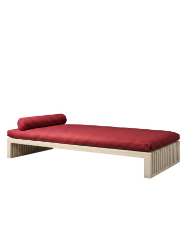 Tenshi Liege, Chaise, Sato design, fir wood sofa bed, modular daybed, Japanese living, minimalist, solid wood furniture, Sato Zu