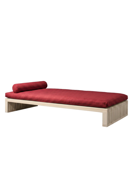 Tenshi Liege, Chaise, Sato design, fir wood sofa bed, modular daybed, Japanese living, minimalist, solid wood furniture, Sato Zu