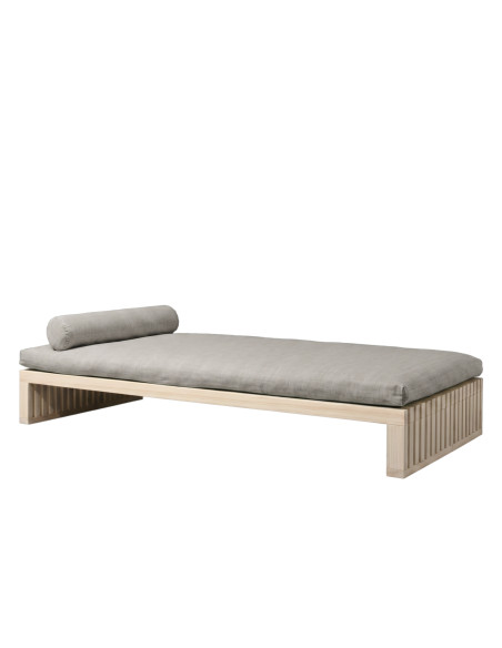 Tenshi Liege, Chaise, Sato design, fir wood sofa bed, modular daybed, Japanese living, minimalist, solid wood furniture, Sato Zu