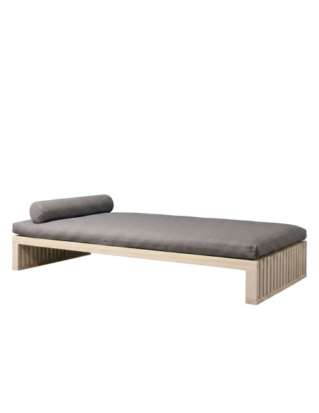 Tenshi Liege, Chaise, Sato design, fir wood sofa bed, modular daybed, Japanese living, minimalist, solid wood furniture, Sato Zu
