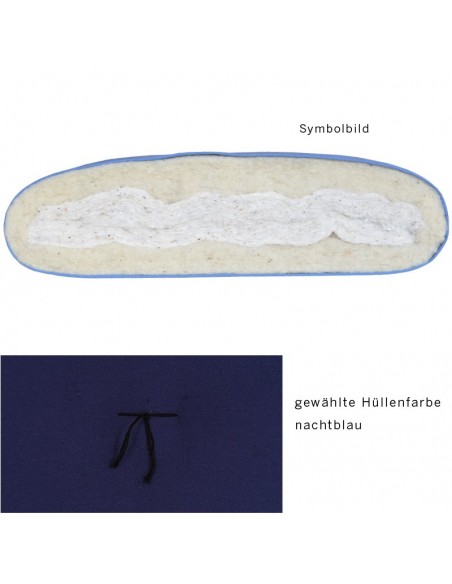Sato Futon Traditionell nachtbalu mit Baumwolle und Schurwolle