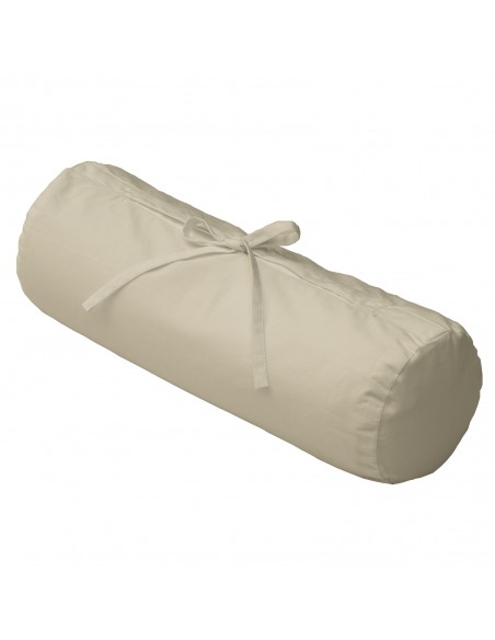 Cotton percale neck roll cover, neck roll, high-quality pillowcase, in-house studio in Zurich