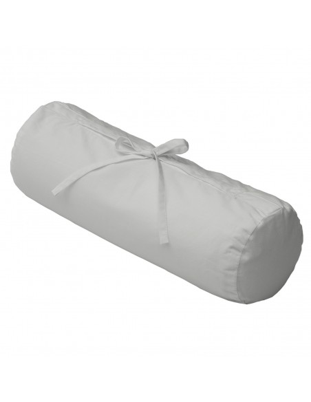 Cotton percale neck roll cover, neck roll, high-quality pillowcase, in-house studio in Zurich