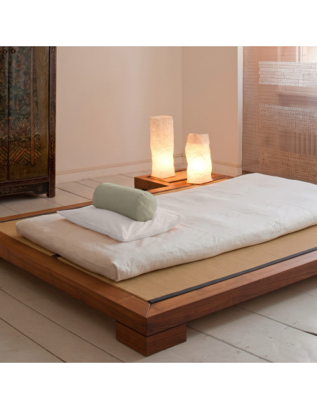 Cotton percale neck roll cover, neck roll, high-quality pillowcase, in-house studio in Zurich