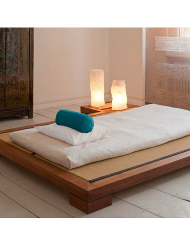 Cotton percale neck roll cover, neck roll, high-quality pillowcase, in-house studio in Zurich