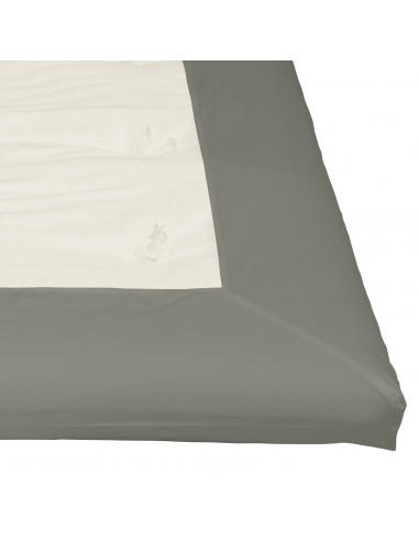 Spannlaken aus Baumwolle, Percal Spannlaken, Baumwoll-Percal, Spannbettlaken ohne Gummizug, Sato Atelier Zürich