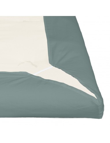 Cotton fitted sheets, percale fitted sheets, cotton percale, fitted sheets with elasticated edges, Sato Atelier Zurich
