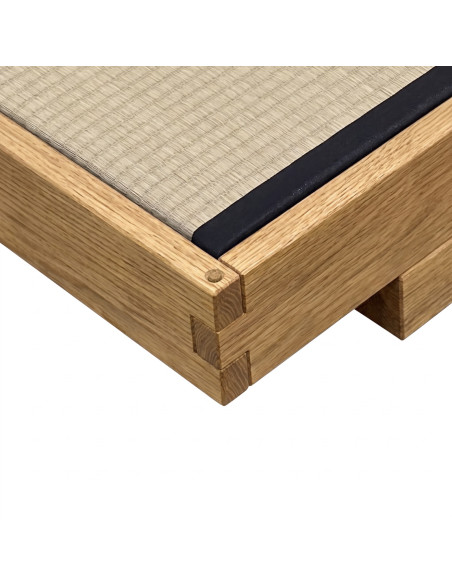 Sato Bett Tami in Eiche geölt, Tatami, Futon, Design und Herstellung Sato