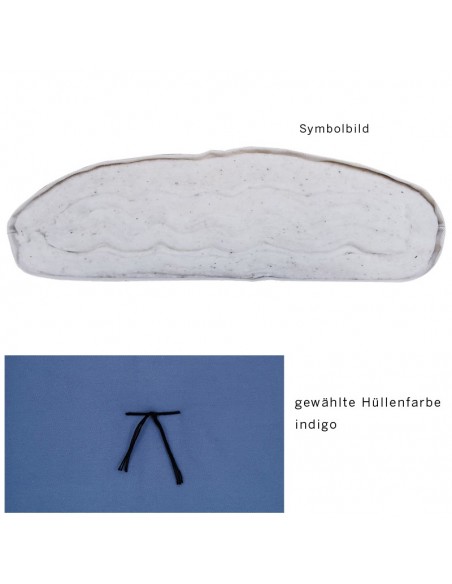 Sato Futon Vegan Tratiotionell Baumwolle indigo