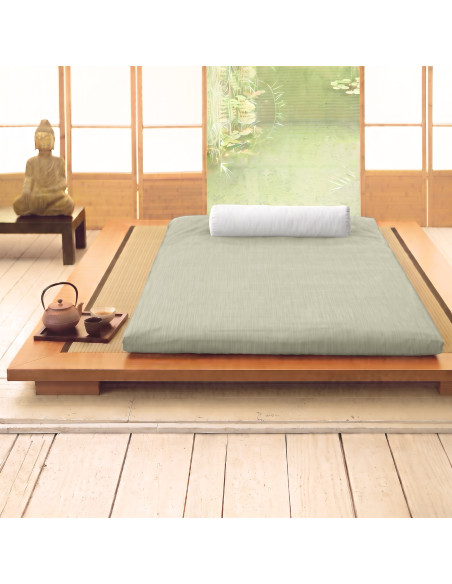 Fitted sheets, cotton jacquard, futon cover, made-to-measure bed linen, Sato Zurich
