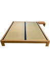 Satobett Kobito mit Nachttisch in Buche, Tatami