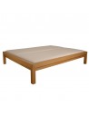 Sato bed Tokusan sideways oiled oak with Sato natural mattresses