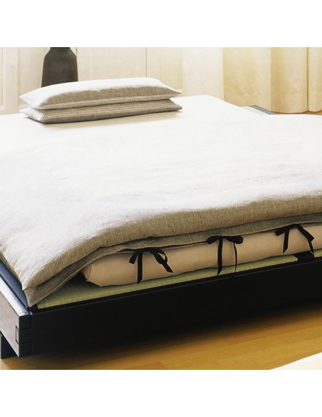 Sato Bett Tami mit Bettwäsche Baumwoll Percal Sato Bett Tami mit Bettwäsche Baumwoll Percal