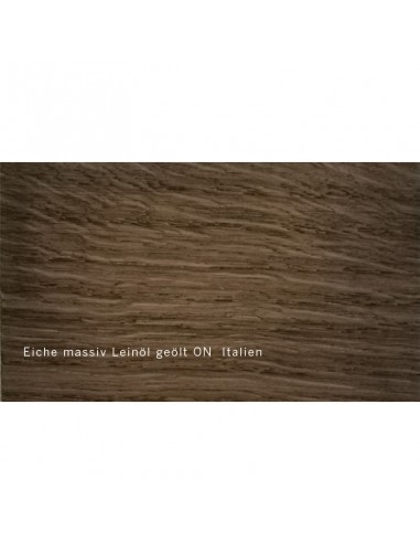 Dark oiled oak wood sample for Eclettica armchair and sofa bed