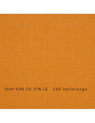 Stoffmuster Sato Schlafsofa Sofa Hana classic, Leinen Baumwolle orange