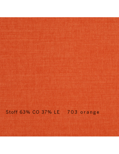 Stoffmuster Sato Schlafsofa Sofa Hana classic, Leinen Baumwolle orange