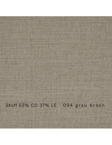Sofa Bezugstoff Baumwoll/Leinen grau braun, Herstellung Sato Atelier