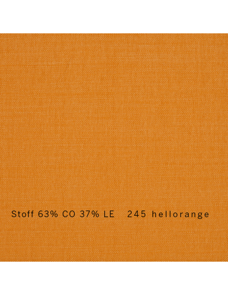 Sofa Bezugstoff Baumwoll/Leinen hellorange, Herstellung Sato Atelier