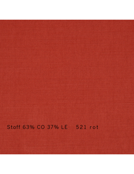 Sofa Bezugstoff Baumwoll/Leinen rot, Herstellung Sato Atelier Sofa Bezugstoff Baumwoll/Leinen rot, Herstellung Sato Atelier