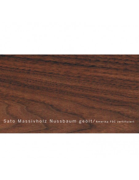 Sato Holzmuster Nussbaum für Schlafsofa Hana