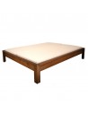 Sato bed Lotus in walnut Bed contents with Sato natural mattresses