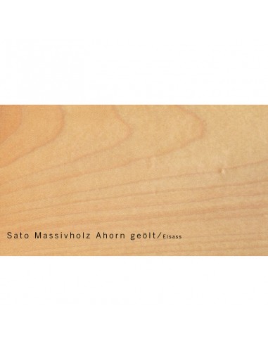 Sato Bett Chikarà Holzmuster, Ahorn Massivholz geölt
