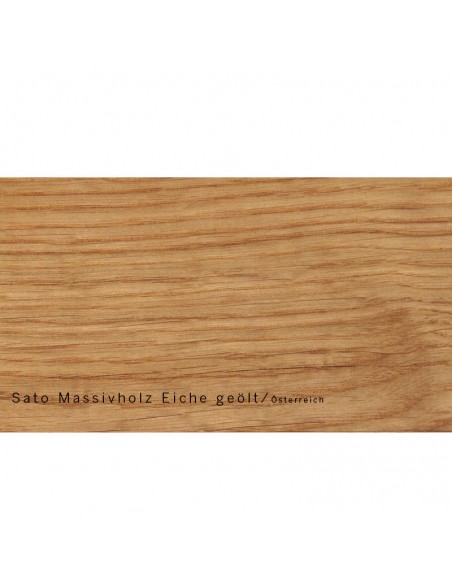 Sato Bett Chikarà Holzmuster, Eiche Massivholz geölt