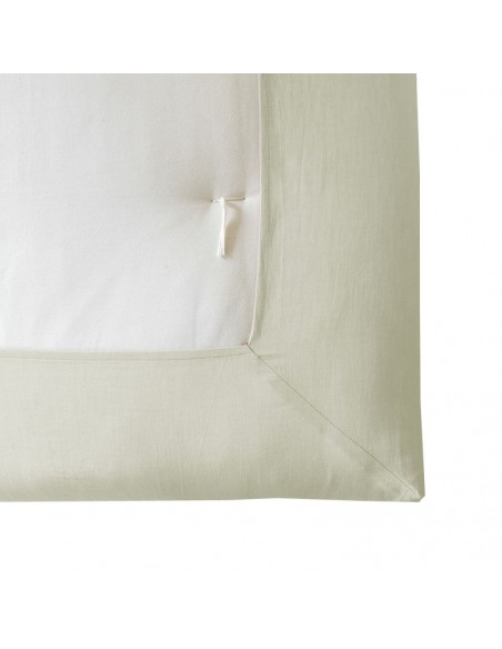 Spannlaken, Stoff Baumwoll Jacquard col. green Spannlaken, Stoff Baumwoll Jacquard col. green