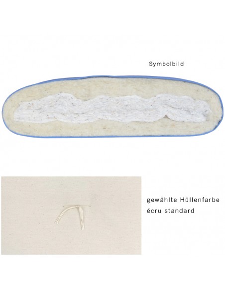 Shiatsu Futon 2, Hüllenfarbe écru standard