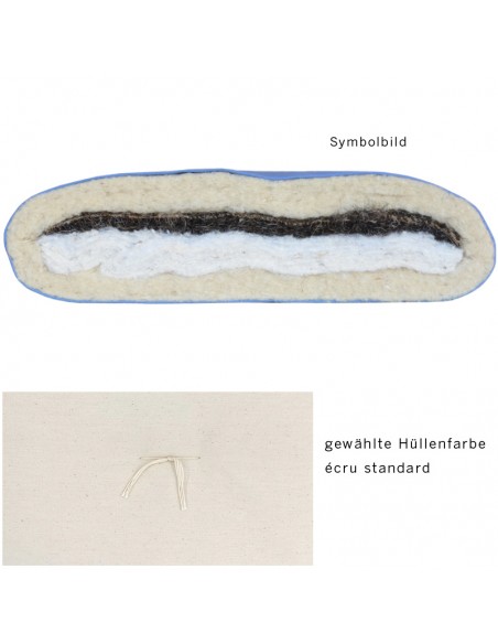Shiatsu Futon 3, Hüllenfarbe écru standard Shiatsu Futon 3, Hüllenfarbe écru standard