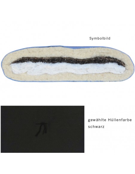 Shiatsu Futon 3, Hüllenfarbe schwarz Shiatsu Futon 3, Hüllenfarbe schwarz