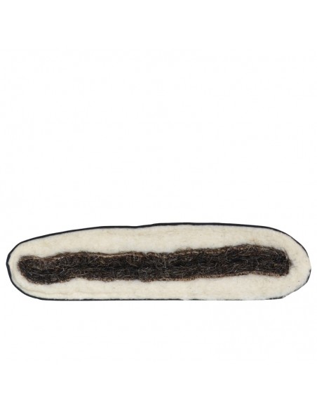 Sato Futon Rollmatte ecru mit Rosshaar und Schurwolle, rollbar