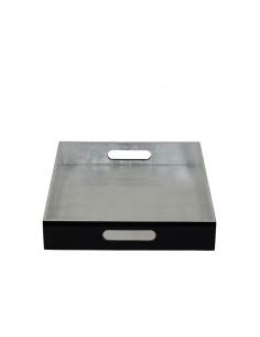 Lacktablett Vietnam in der Farbe Schwarz und Silber