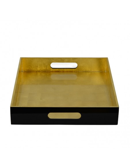 Lacktablett Vietnam in der Farbe Schwarz und Gold Lacktablett Vietnam in der Farbe Schwarz und Gold