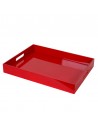 Lacquer tray Vietnam in the color red