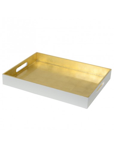 Lacquer tray Vietnam in the color white and gold