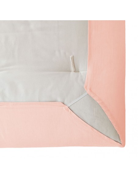 Spannlaken mit Gummizug, Stoff Baumwoll Jacquard col. coral dunkel Spannlaken mit Gummizug, Stoff Baumwoll Jacquard col. coral dunkel