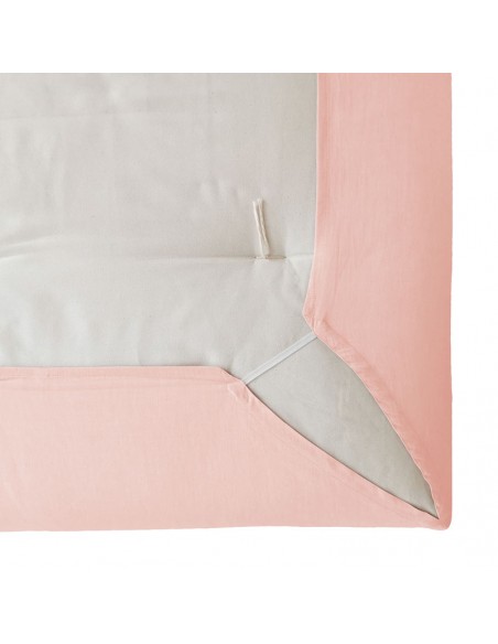 Fitted sheet with elasticated drawstring, cotton jacquard col. garnet dark Fitted sheet with elasticated drawstring, cotton jacquard col. garnet dark