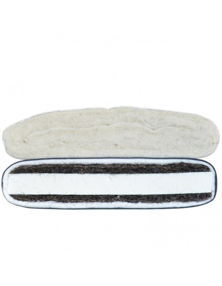 Sato Futon Polstermatte mit Schlafmatte medium ecru, Inhalt Naturlatex, Rosshaar und Schurwolle