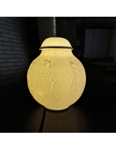 Herend Leuchten Biscuit-Porzellan Masterarbeit von Herender Abschlussprüfung