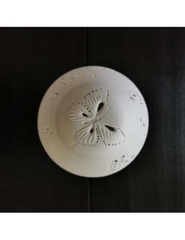 Herend Leuchten Biscuit-Porzellan Masterarbeit von Herender Abschlussprüfung, Obenansicht