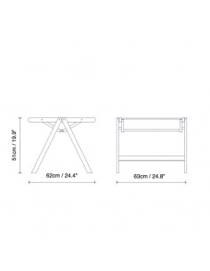 Beistelltisch Rex Coffee Table aus  Eiche natur 2